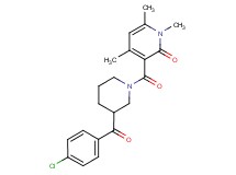 3-{[3-(4-chlorobenzoyl)piperidin-1-yl]carbonyl}-1,4,6-trimethylpyridin-2(1H)-one