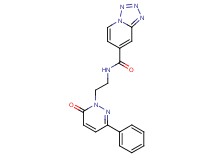 N-[2-(6-oxo-3-phenylpyridazin-1(6H)-yl)ethyl]tetrazolo[1,5-a]pyridine-7-carboxamide