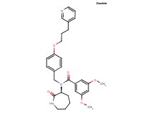3,5-dimethoxy-N-[(3S)-2-oxo-3-azepanyl]-N-{4-[3-(3-pyridinyl)propoxy]benzyl}benzamide