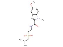 N-[2-(isobutylsulfonyl)ethyl]-5-methoxy-1-methyl-1H-indole-2-carboxamide