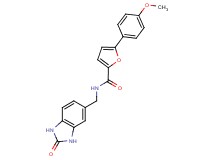 5-(4-methoxyphenyl)-N-[(2-oxo-2,3-dihydro-1H-benzimidazol-5-yl)methyl]-2-furamide