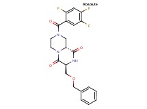 (3S,9aR)-3-[(benzyloxy)methyl]-8-(2,4,5-trifluorobenzoyl)tetrahydro-2H-pyrazino[1,2-a]pyrazine-1,4(3H,6H)-dione