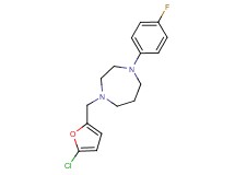 1-[(5-chloro-2-furyl)methyl]-4-(4-fluorophenyl)-1,4-diazepane