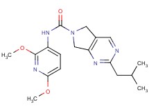 N-(2,6-dimethoxypyridin-3-yl)-2-isobutyl-5,7-dihydro-6H-pyrrolo[3,4-d]pyrimidine-6-carboxamide