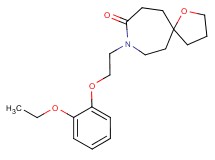 8-[2-(2-ethoxyphenoxy)ethyl]-1-oxa-8-azaspiro[4.6]undecan-9-one