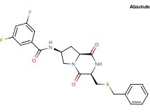N-{(3R,7S,8aS)-3-[(benzylthio)methyl]-1,4-dioxooctahydropyrrolo[1,2-a]pyrazin-7-yl}-3,5-difluorobenzamide