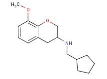 (cyclopentylmethyl)(8-methoxy-3,4-dihydro-2H-chromen-3-yl)amine