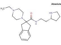 2-(4-ethyl-1-piperazinyl)-N-{2-[(2R)-2-pyrrolidinyl]ethyl}-2-indanecarboxamide