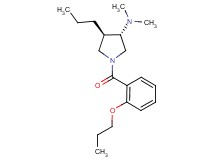 (3S*,4R*)-N,N-dimethyl-1-(2-propoxybenzoyl)-4-propyl-3-pyrrolidinamine