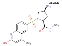 (2S,4S)-4-amino-1-[(2-hydroxy-4-methylquinolin-6-yl)sulfonyl]-N-methylpyrrolidine-2-carboxamide