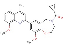 4-(cyclopropylcarbonyl)-9-methoxy-7-(8-methoxy-4-methyl-2-quinolinyl)-2,3,4,5-tetrahydro-1,4-benzoxazepine