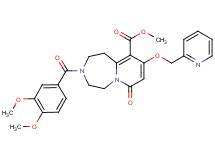 methyl 3-(3,4-dimethoxybenzoyl)-7-oxo-9-(2-pyridinylmethoxy)-1,2,3,4,5,7-hexahydropyrido[1,2-d][1,4]diazepine-10-carboxylate