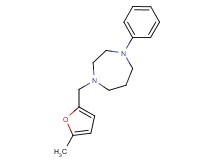 1-[(5-methyl-2-furyl)methyl]-4-phenyl-1,4-diazepane