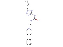 N-[2-(4-phenyl-1-piperidinyl)ethyl]-N'-(5-propyl-4H-1,2,4-triazol-3-yl)urea trifluoroacetate