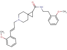 N-[2-(2-methoxyphenyl)ethyl]-6-[(2E)-3-(2-methoxyphenyl)-2-propen-1-yl]-6-azaspiro[2.5]octane-1-carboxamide