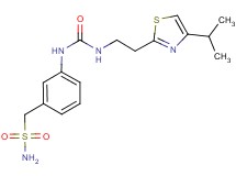 1-{3-[({[2-(4-isopropyl-1,3-thiazol-2-yl)ethyl]amino}carbonyl)amino]phenyl}methanesulfonamide