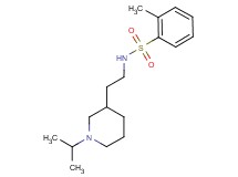 N-[2-(1-isopropylpiperidin-3-yl)ethyl]-2-methylbenzenesulfonamide