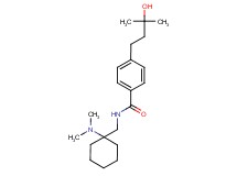 N-{[1-(dimethylamino)cyclohexyl]methyl}-4-(3-hydroxy-3-methylbutyl)benzamide