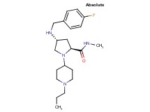 (4R)-4-[(4-fluorobenzyl)amino]-N-methyl-1-(1-propyl-4-piperidinyl)-L-prolinamide