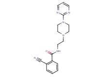 2-cyano-N-[2-(4-pyrimidin-2-ylpiperazin-1-yl)ethyl]benzamide