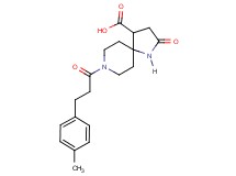 8-[3-(4-methylphenyl)propanoyl]-2-oxo-1,8-diazaspiro[4.5]decane-4-carboxylic acid