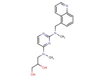 3-(methyl{2-[methyl(5-quinolinylmethyl)amino]-4-pyrimidinyl}amino)-1,2-propanediol