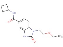 N-cyclobutyl-1-(2-ethoxyethyl)-2-oxo-2,3-dihydro-1H-benzimidazole-5-carboxamide