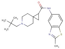 6-(2,2-dimethylpropyl)-N-(2-methyl-1,3-benzothiazol-5-yl)-6-azaspiro[2.5]octane-1-carboxamide