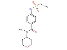 4-[(ethylsulfonyl)amino]-N-methyl-N-(tetrahydro-2H-pyran-4-yl)benzamide