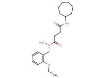 N'-cycloheptyl-N-(2-ethoxybenzyl)-N-methylsuccinamide