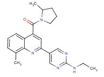 N-ethyl-5-{8-methyl-4-[(2-methylpyrrolidin-1-yl)carbonyl]quinolin-2-yl}pyrimidin-2-amine