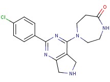 1-[2-(4-chlorophenyl)-6,7-dihydro-5H-pyrrolo[3,4-d]pyrimidin-4-yl]-1,4-diazepan-5-one