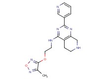 N-{2-[(4-methyl-1,2,5-oxadiazol-3-yl)oxy]ethyl}-2-pyridin-3-yl-5,6,7,8-tetrahydropyrido[3,4-d]pyrimidin-4-amine