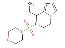 1-ethyl-2-(4-morpholinylsulfonyl)-1,2,3,4-tetrahydropyrrolo[1,2-a]pyrazine