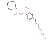 1-(1-azocanyl)-3-(4-{[(3-ethoxypropyl)amino]methyl}-2-methoxyphenoxy)-2-propanol