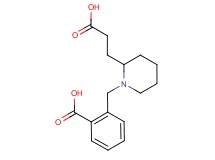 2-{[2-(2-carboxyethyl)piperidin-1-yl]methyl}benzoic acid
