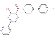 5-{[4-(4-fluorophenyl)piperazin-1-yl]carbonyl}-2-pyridin-3-ylpyrimidin-4-ol