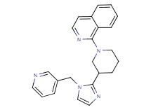 1-{3-[1-(3-pyridinylmethyl)-1H-imidazol-2-yl]-1-piperidinyl}isoquinoline