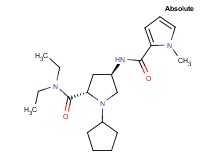 (4R)-1-cyclopentyl-N,N-diethyl-4-{[(1-methyl-1H-pyrrol-2-yl)carbonyl]amino}-L-prolinamide