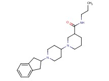 1'-(2,3-dihydro-1H-inden-2-yl)-N-propyl-1,4'-bipiperidine-3-carboxamide