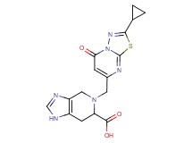 5-[(2-cyclopropyl-5-oxo-5H-[1,3,4]thiadiazolo[3,2-a]pyrimidin-7-yl)methyl]-4,5,6,7-tetrahydro-1H-imidazo[4,5-c]pyridine-6-carboxylic acid