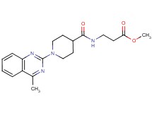 methyl N-{[1-(4-methyl-2-quinazolinyl)-4-piperidinyl]carbonyl}-beta-alaninate