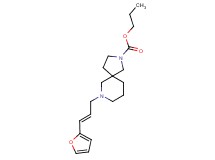 propyl 7-[(2E)-3-(2-furyl)prop-2-en-1-yl]-2,7-diazaspiro[4.5]decane-2-carboxylate