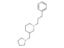 1-(3-phenylpropyl)-3-(1-pyrrolidinylmethyl)piperidine