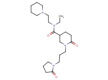N-ethyl-6-oxo-1-[3-(2-oxo-1-pyrrolidinyl)propyl]-N-[2-(1-piperidinyl)ethyl]-3-piperidinecarboxamide