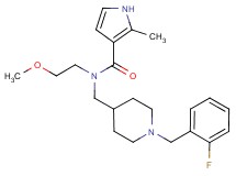 N-{[1-(2-fluorobenzyl)piperidin-4-yl]methyl}-N-(2-methoxyethyl)-2-methyl-1H-pyrrole-3-carboxamide