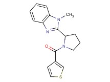 1-methyl-2-[1-(3-thienylcarbonyl)-2-pyrrolidinyl]-1H-benzimidazole