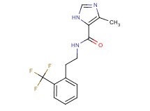 4-methyl-N-{2-[2-(trifluoromethyl)phenyl]ethyl}-1H-imidazole-5-carboxamide