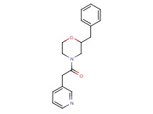 2-benzyl-4-(3-pyridinylacetyl)morpholine