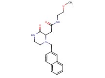 N-(2-methoxyethyl)-2-[1-(2-naphthylmethyl)-3-oxo-2-piperazinyl]acetamide